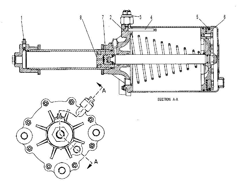 CYLINDER GP-AIR OVER HYD 8R0862 CAT