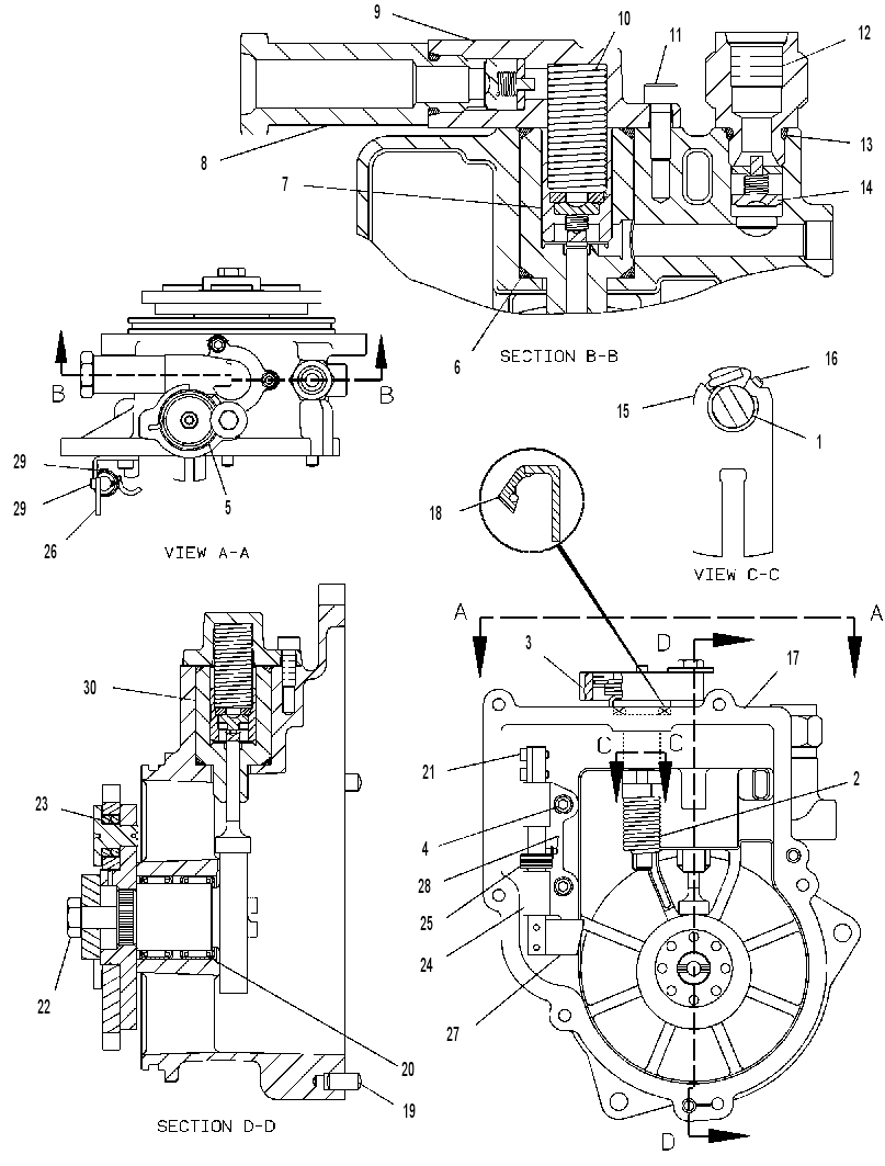 DRIVE GP-GOV & TRANSFER PUMP 4P0666 CAT