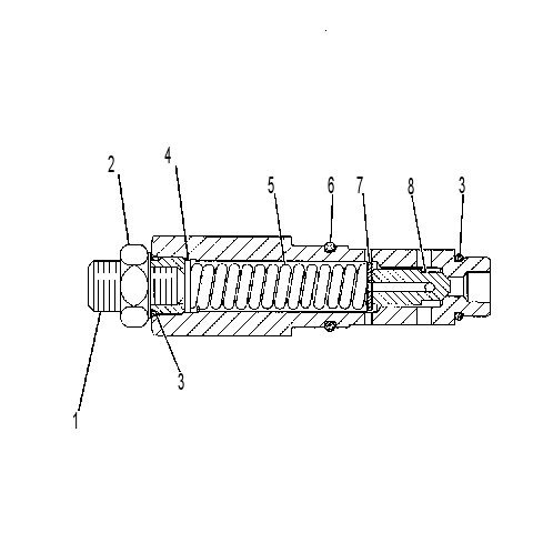 Клапан предохранительный 4T2742 CAT