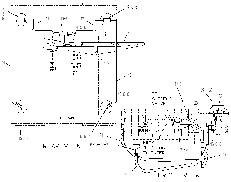 LINES GP-SIDESHIFT LOCK 9R7028 CAT
