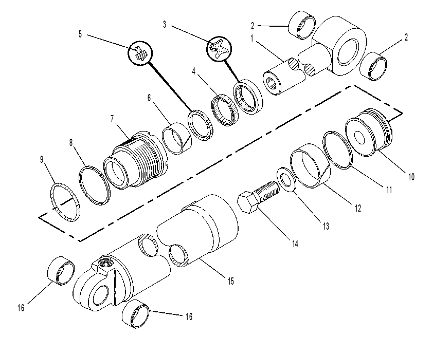 CYLINDER GP-STABILIZER-RH 9T7392 CAT