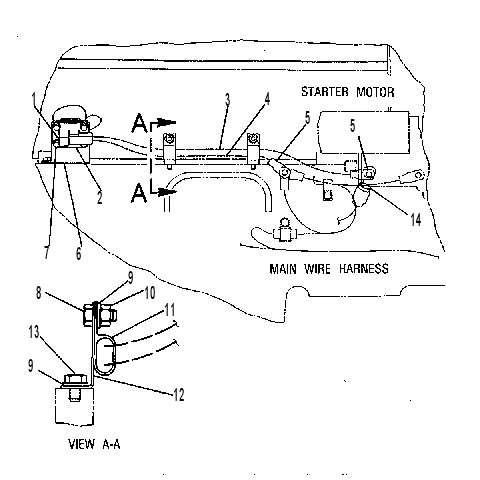 RECEPTACLE GP-AUXILIARY START 5G7648 CAT