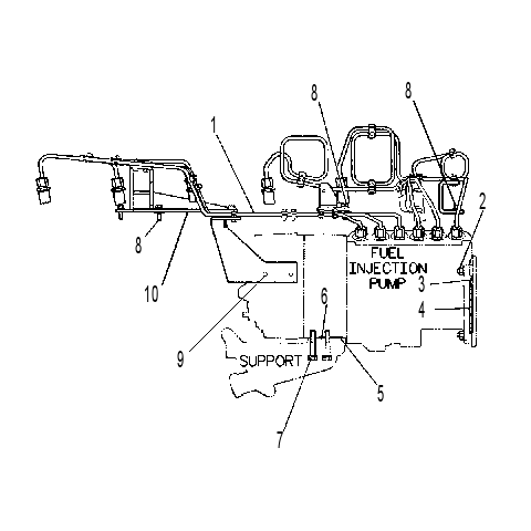 Трубопроводы 7W1142 CAT
