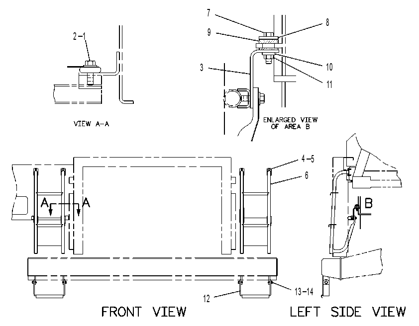 Лестница 8W9190 CAT