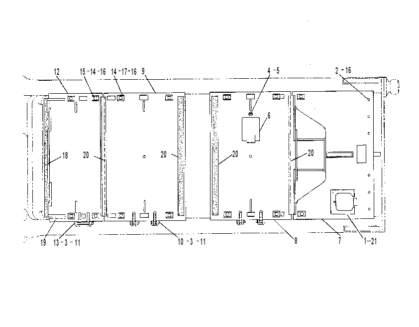 Защита нижняя 9W1084 CAT