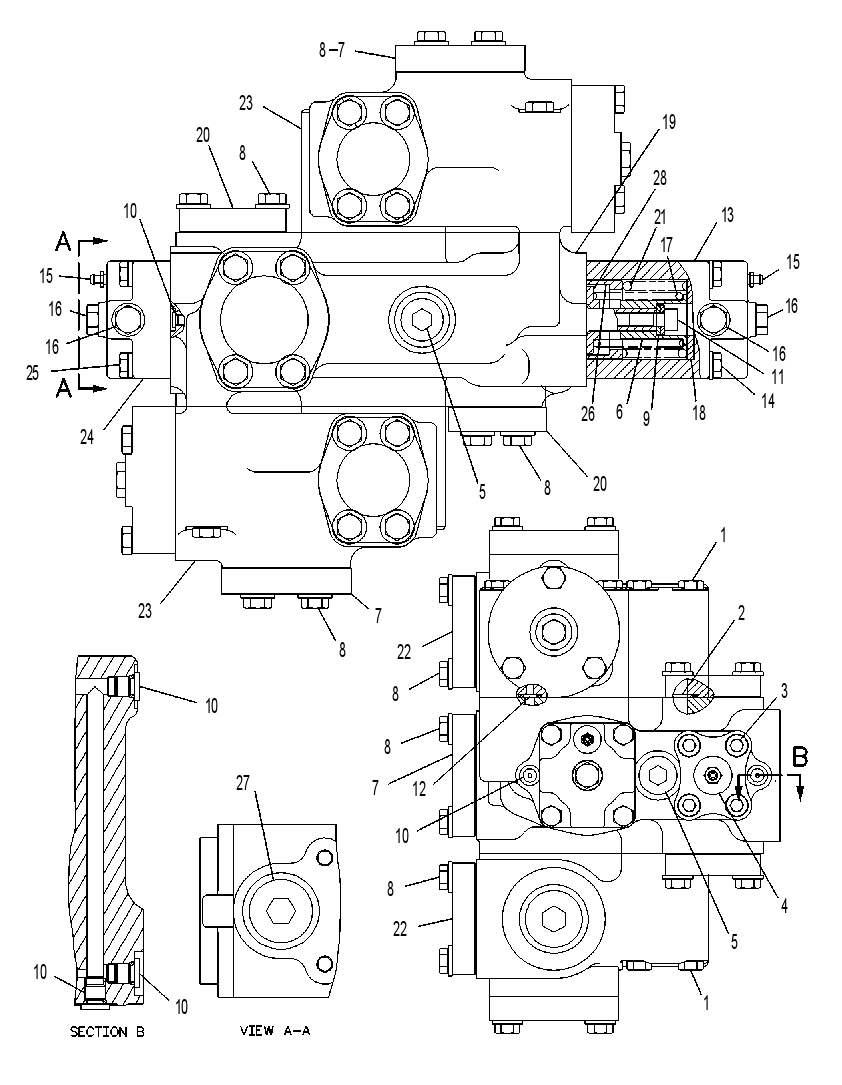 Клапан управляющий 9T8922 CAT