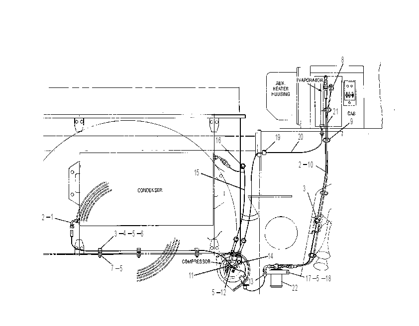 Трубопроводы кондиционера 5T3237 CAT