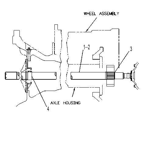 AXLE & MOUNTING GP 8X0250 CAT