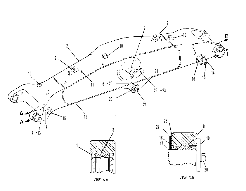 BOOM GP-SHOVEL 8V3999 CAT