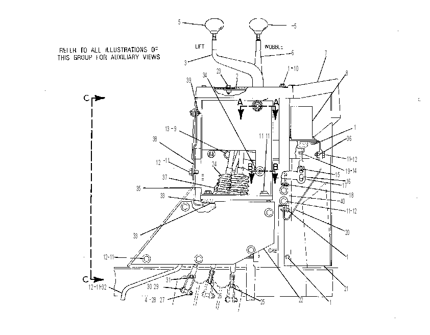 CONTROL GP-MECHANICAL HYD 8V9699 CAT