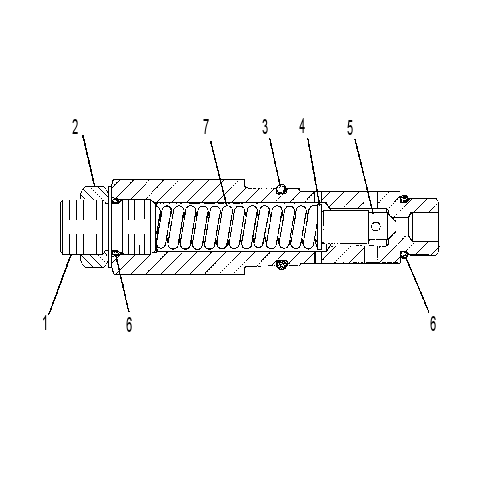 Клапан предохранительный 4T6103 CAT