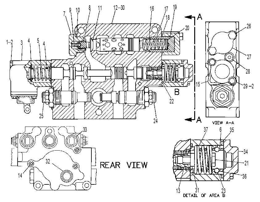 Клапан управляющий 9T5301 CAT
