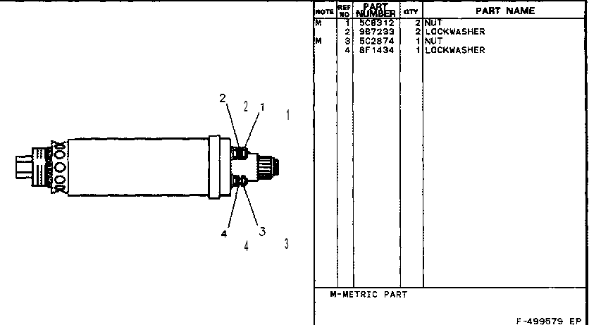 Электромагнит отсечки 9X5524 CAT