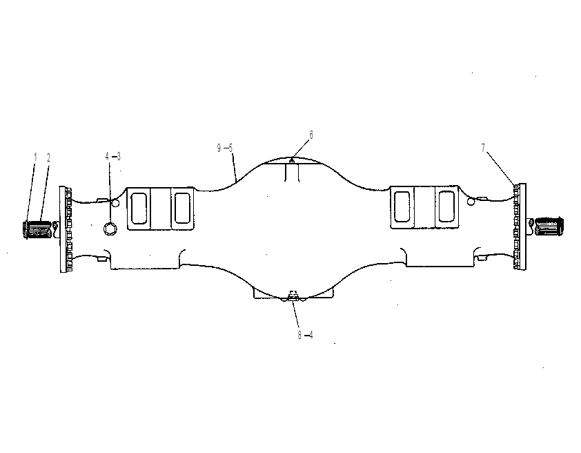 AXLE GP-FIXED 3V6693 CAT