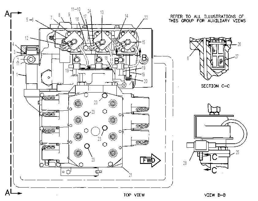 Управление гидравликой трансмиссии 8E3842 CAT