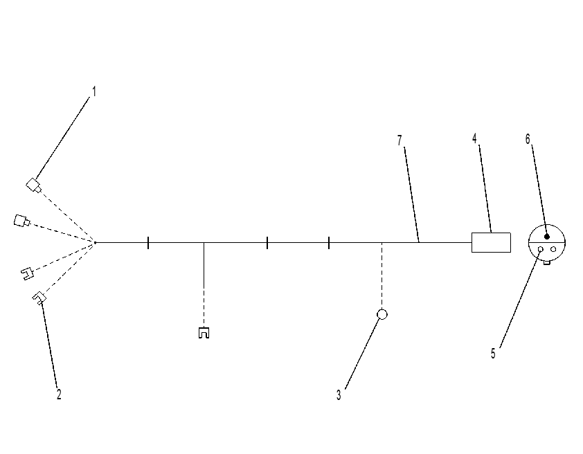 HARNESS AS-BRAKE 8E5289 CAT