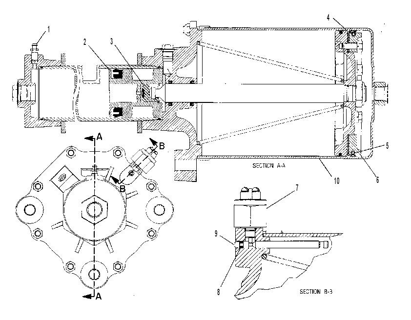 CYLINDER GP-AIR/HYDRAULIC 8W3405 CAT