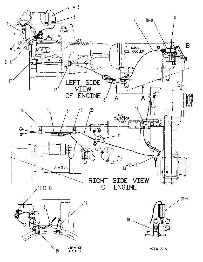 Проводка 8R5054 CAT