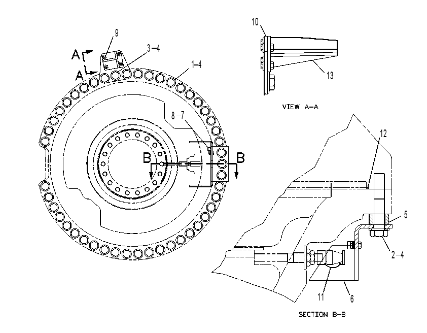 MOUNTING GP-WHEEL 8X2809 CAT