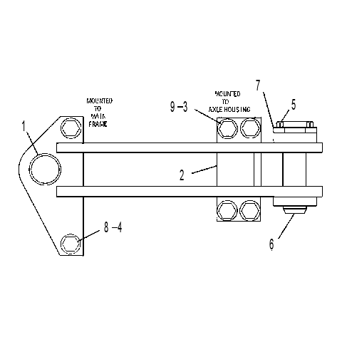 MOUNTING GP-STABILIZER 3G0552 CAT