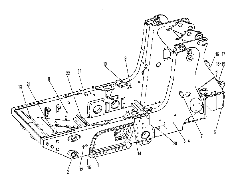 FRAME AS 3W3291 CAT