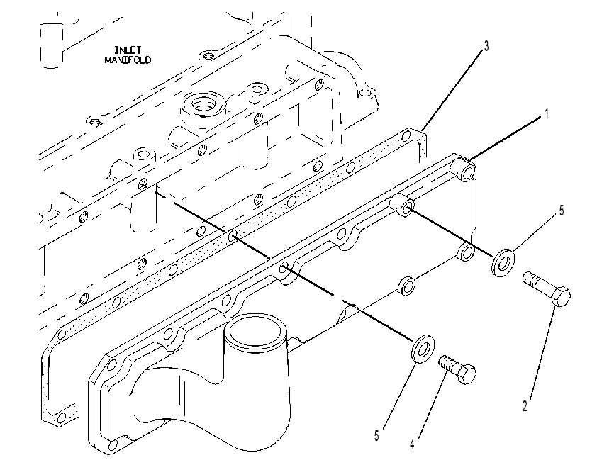 COVER GP-INLET MANIFOLD 7W9475 CAT