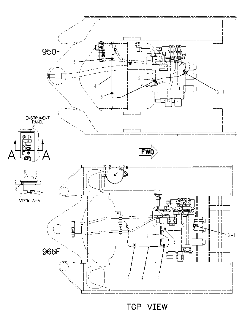 Проводка системы плавности хода 8R5802 CAT