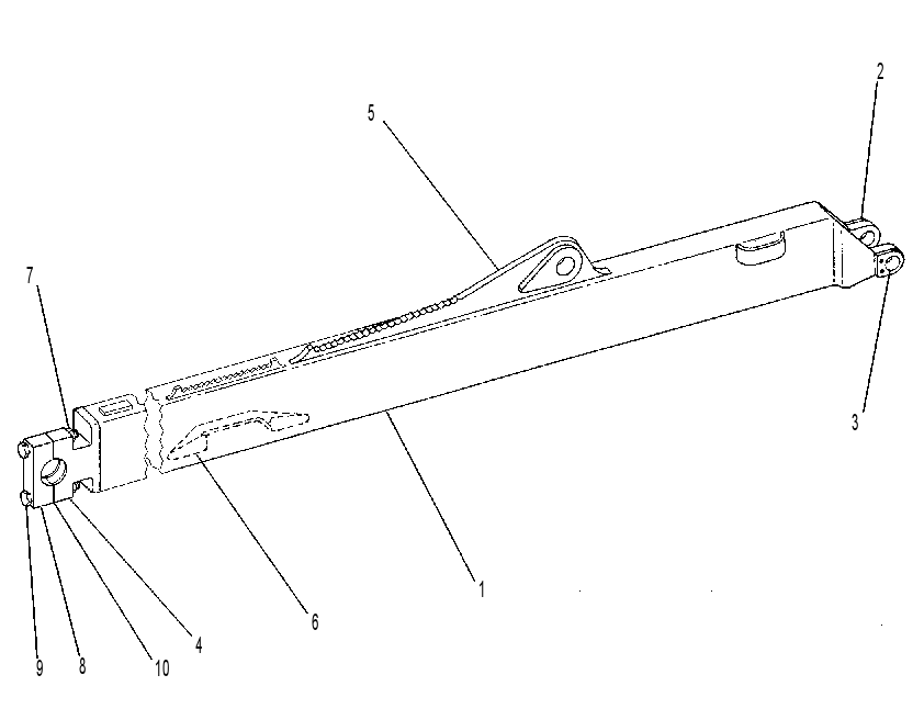 Толкающий брус 8E6167 CAT