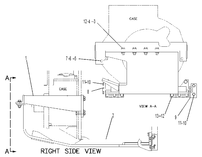 Защита трансмиссии 8X7420 CAT
