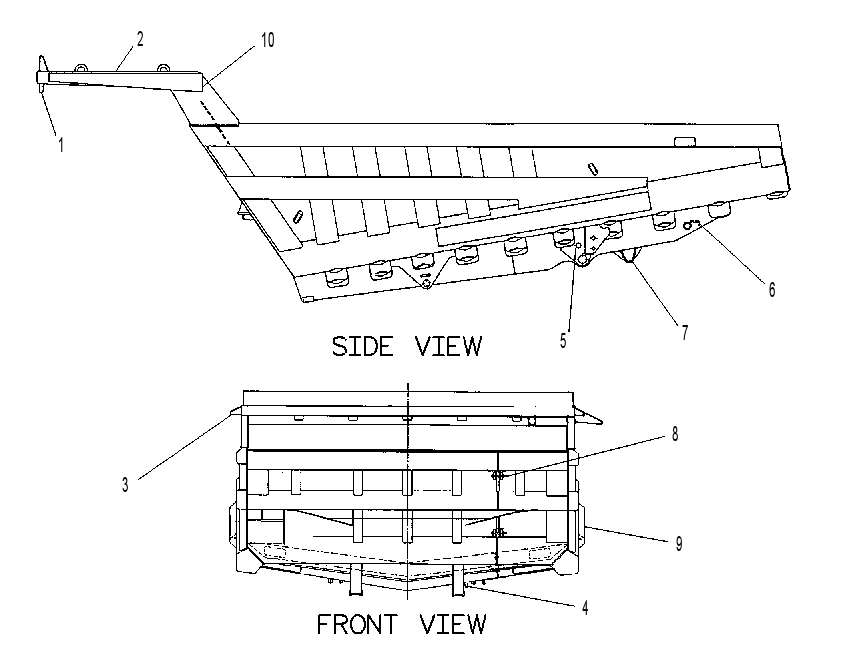 BODY & CANOPY AS 8X7635 CAT