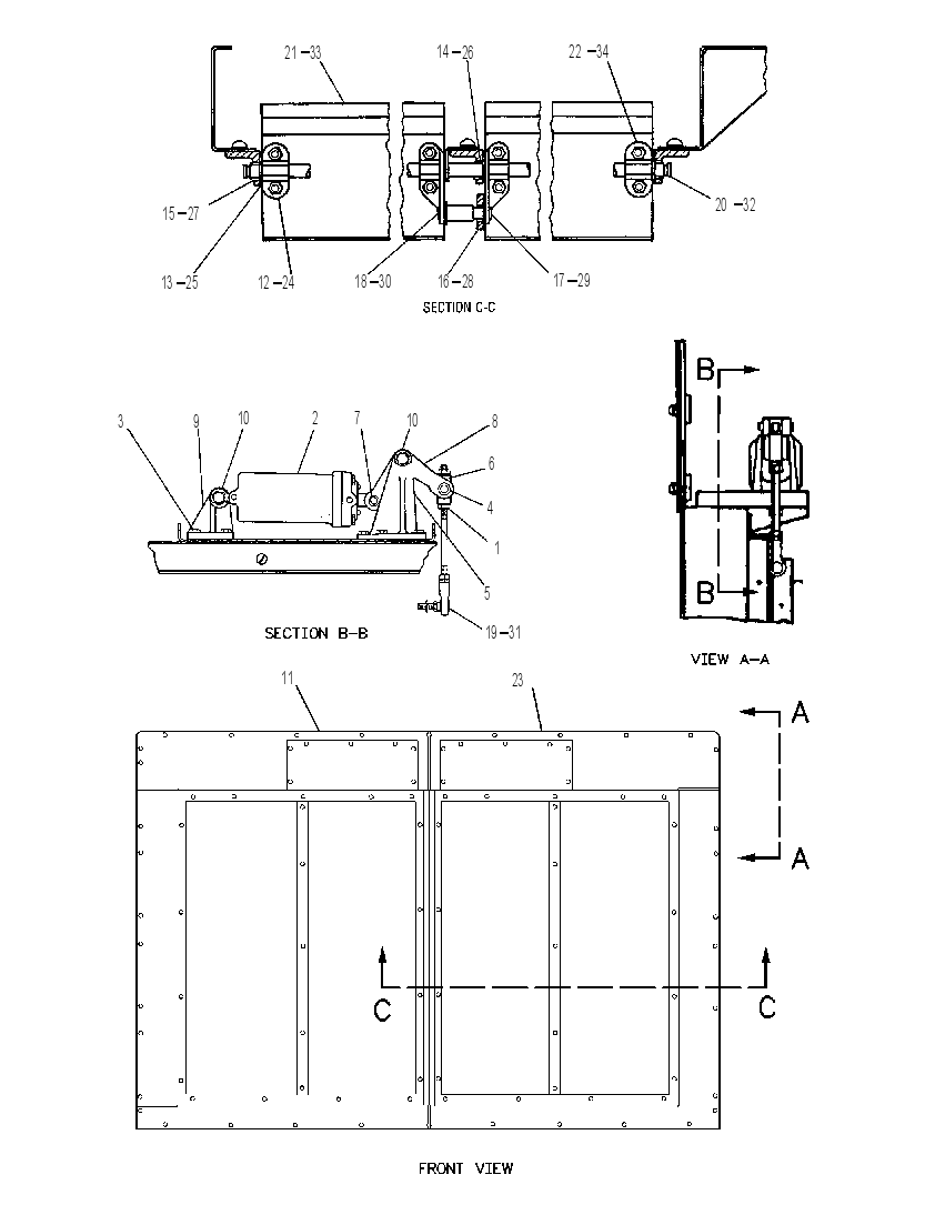 SHUTTER GP-RADIATOR 8X7082 CAT