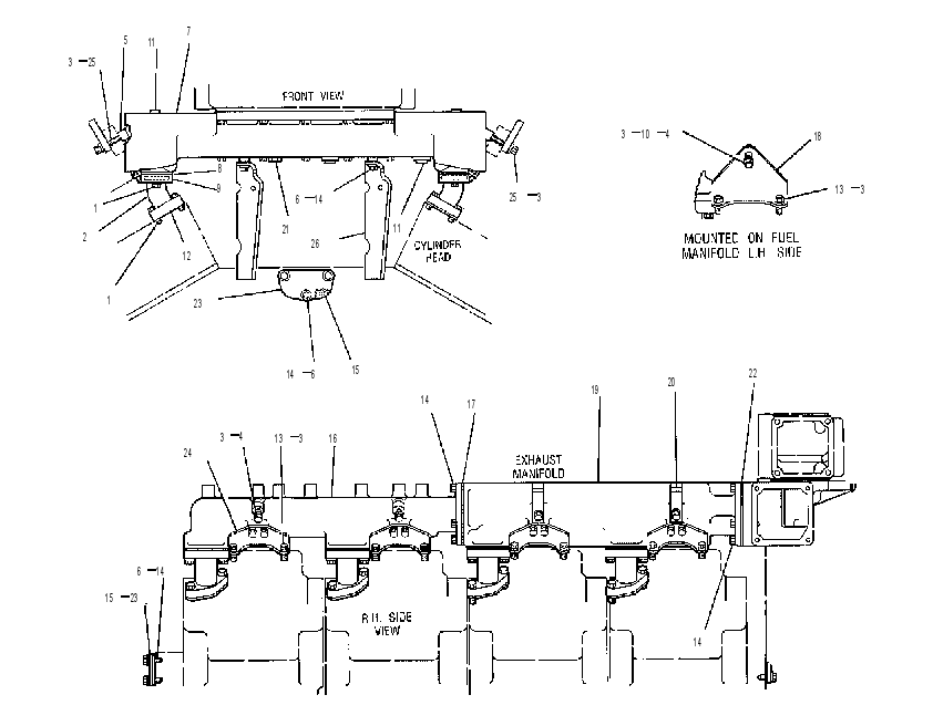Трубопроводы водяные 2W0180 CAT