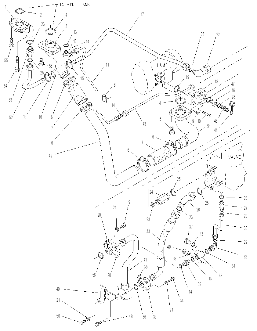 LINES GP-HYDRAULIC OIL 6W7699 CAT