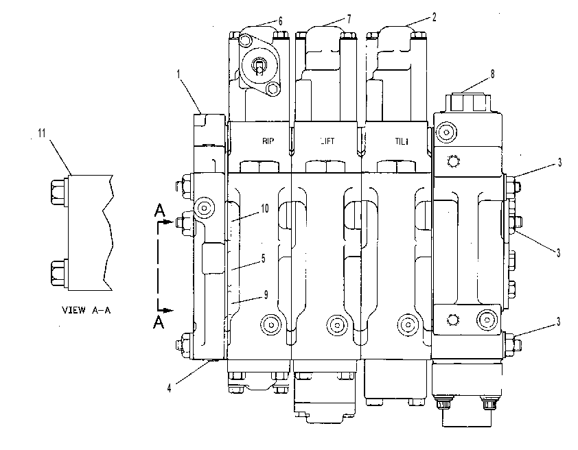 Клапан 9T5943 CAT