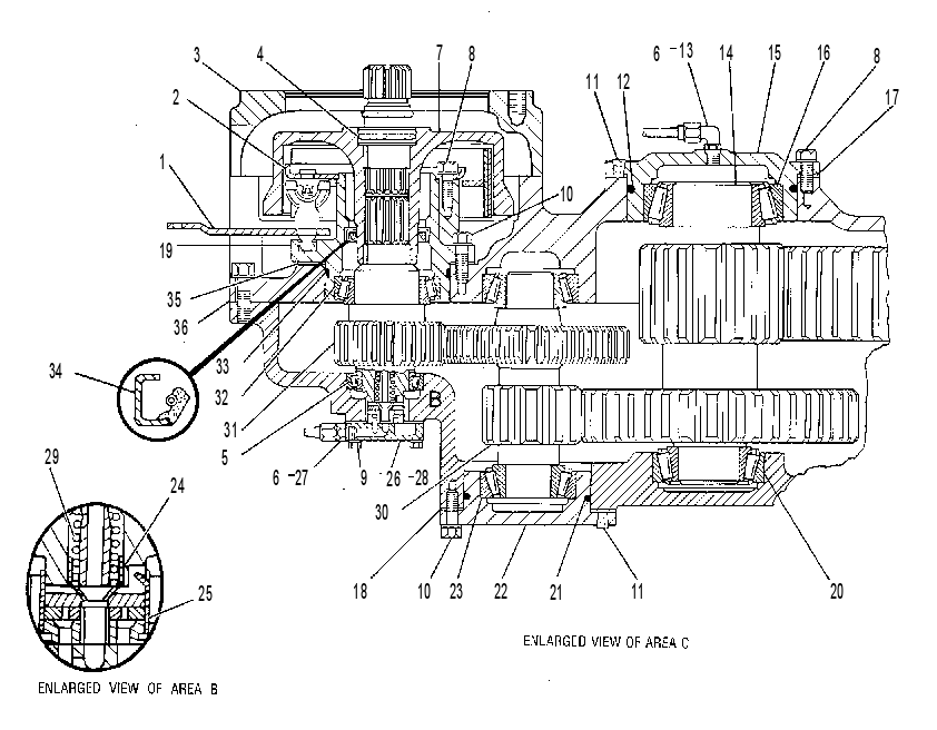 Механизм поворота 4E2974 CAT