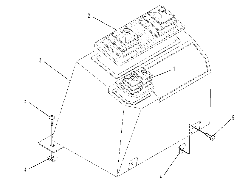 CONSOLE GP-REAR 9R7591 CAT