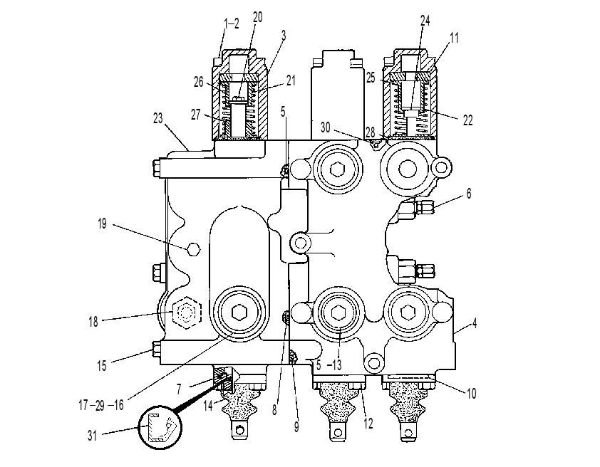 Клапан управляющий 4T7600 CAT