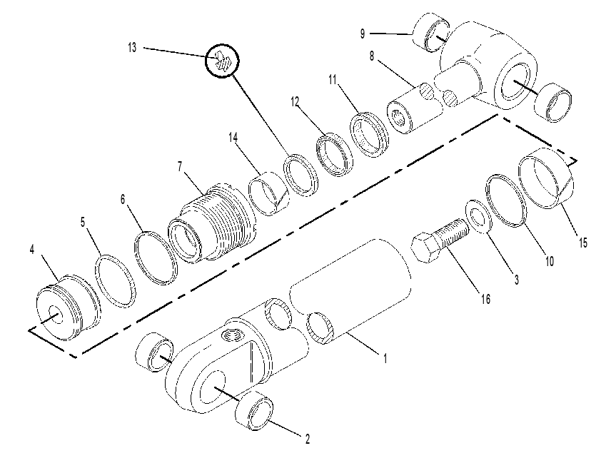 CYLINDER GP-BACKHOE BUCKET 6E0275 CAT