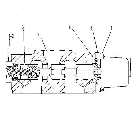 Клапан переключающий 9T7205 CAT