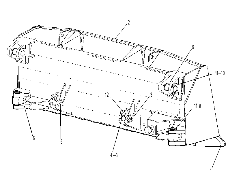 BLADE GP-SEMI-UNIVERSAL 8E2173 CAT