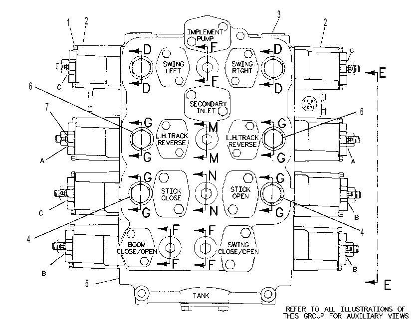Клапан управляющий 9T9310 CAT
