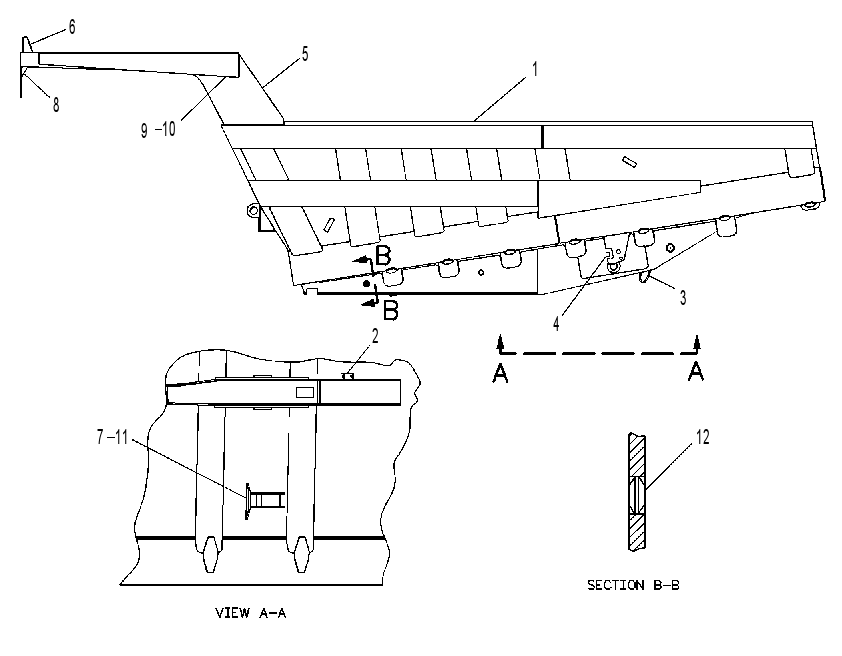 BODY & CANOPY AS 8W8365 CAT