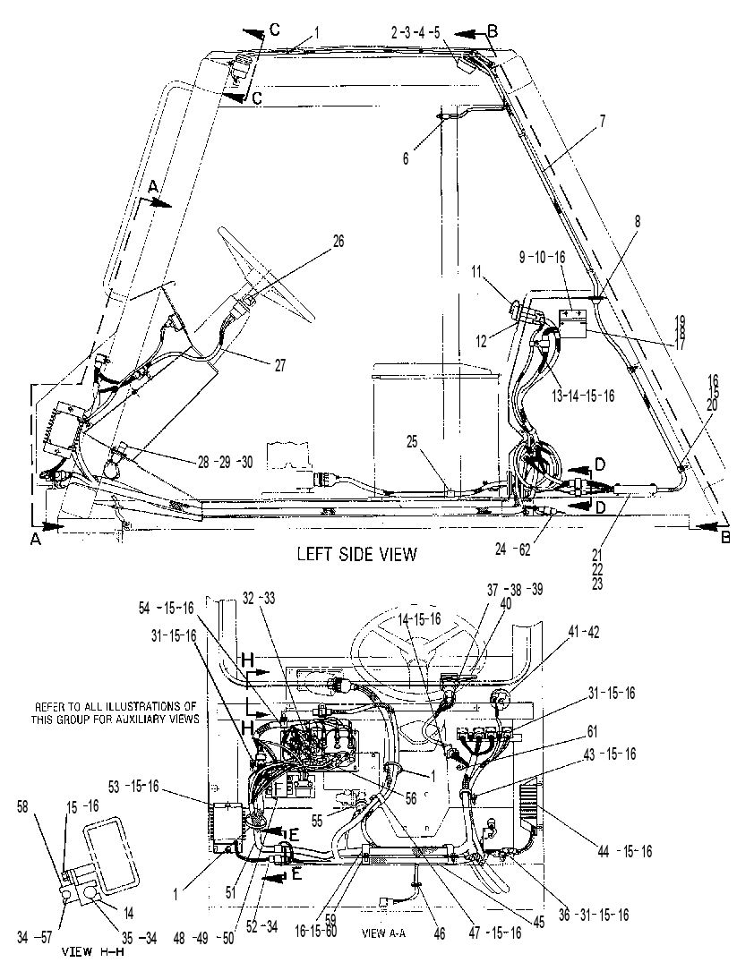 Проводка кабины 8W7231 CAT
