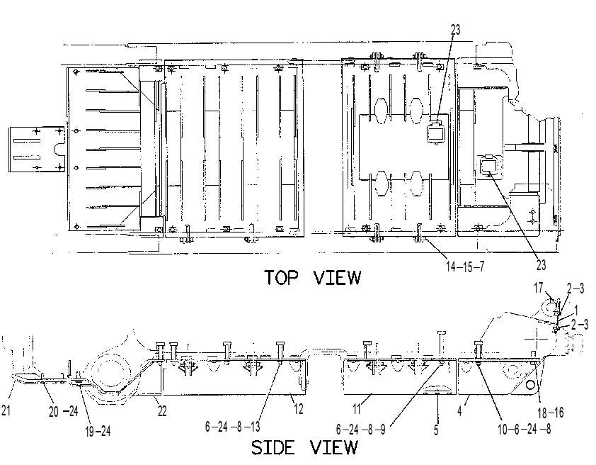 Защита нижняя 9W5065 CAT