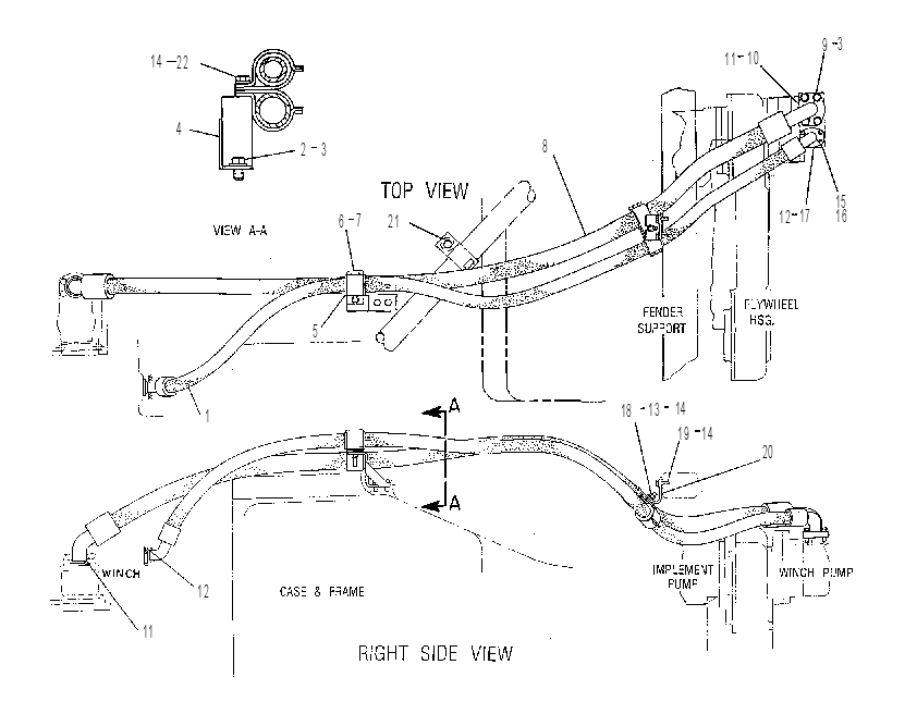 LINES GP-WINCH 9W5344 CAT