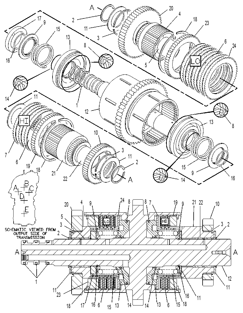 Муфта сцепления 9W7726 CAT