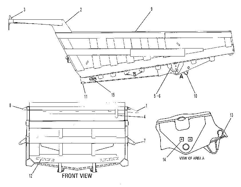 BODY & CANOPY AS 8W8727 CAT