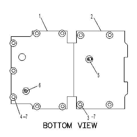 Защита картера 6W0120 CAT