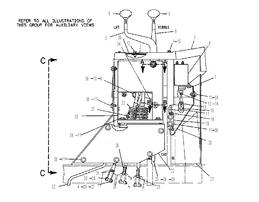 CONTROL GP-MECHANICAL HYD 8V7971 CAT