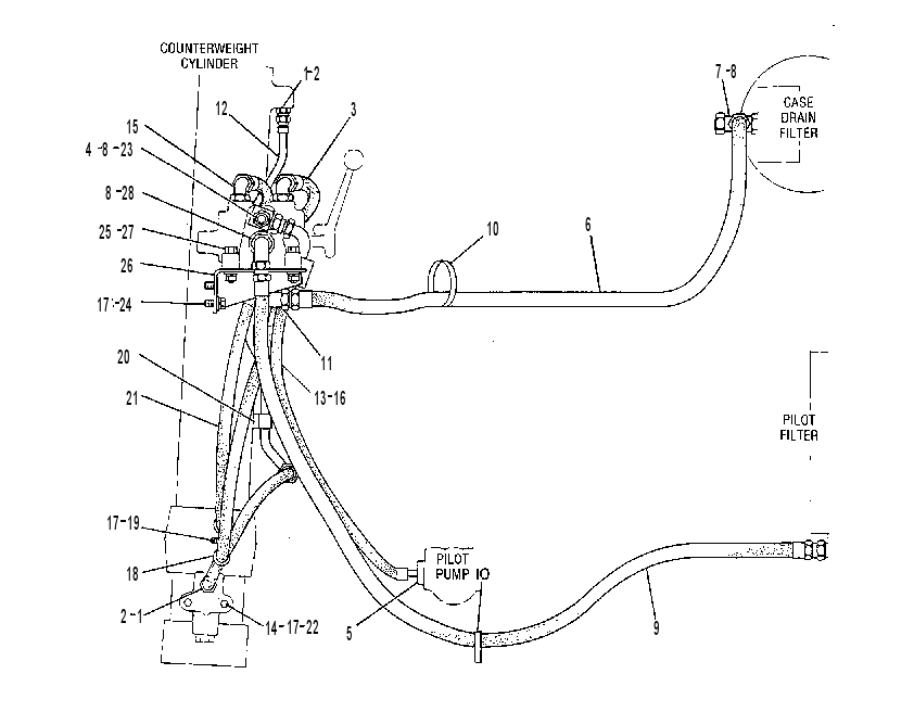 LINES GP-REAR ATTACHMENT 4V9248 CAT